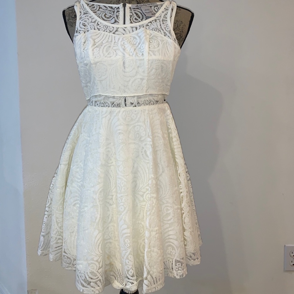 White juniors girl American rag Cie dress
